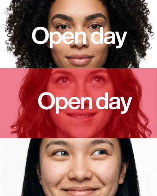 Fotogramma del film Open Day: l’invito all’evento.